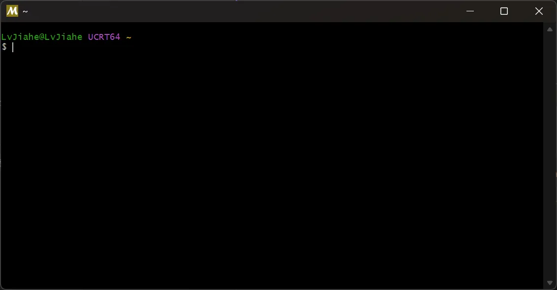 MSYS2 UCRT64 CLI